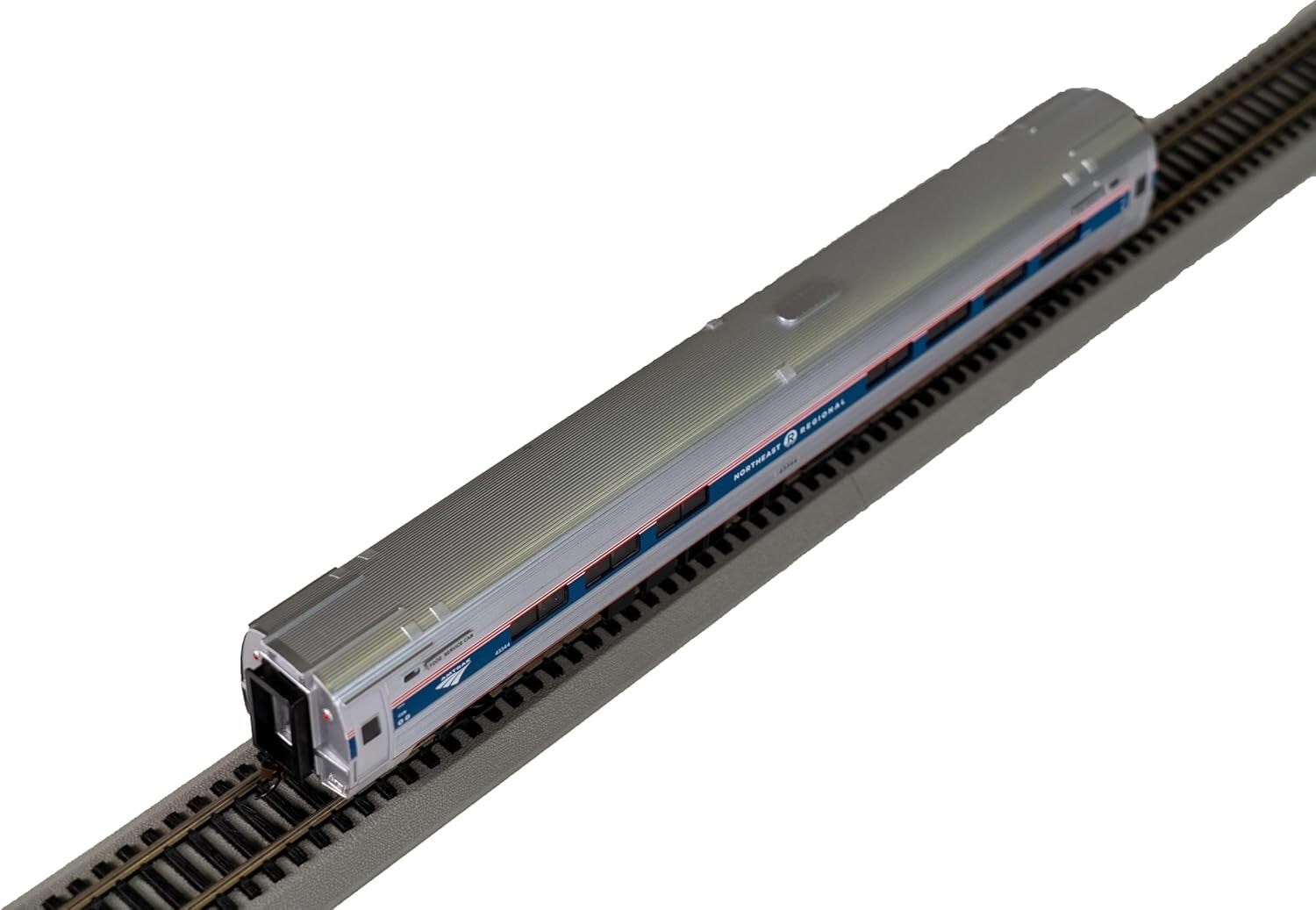 Detailed 85' Amtrak Amfleet I Café Car - Northeast Region Phase VI HO Scale