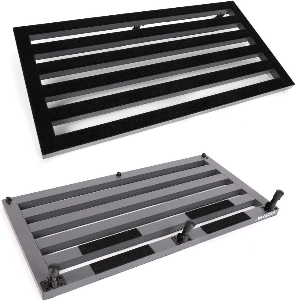 Ultra-Lightweight Effects Pedalboard: 31.5''x15.5'' with Travel Bag & Magic Tape