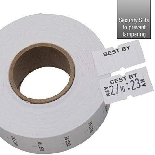 80,000 Durable 'Best By' Labels - 10 Sleeves for Date Guns & Inventory Control