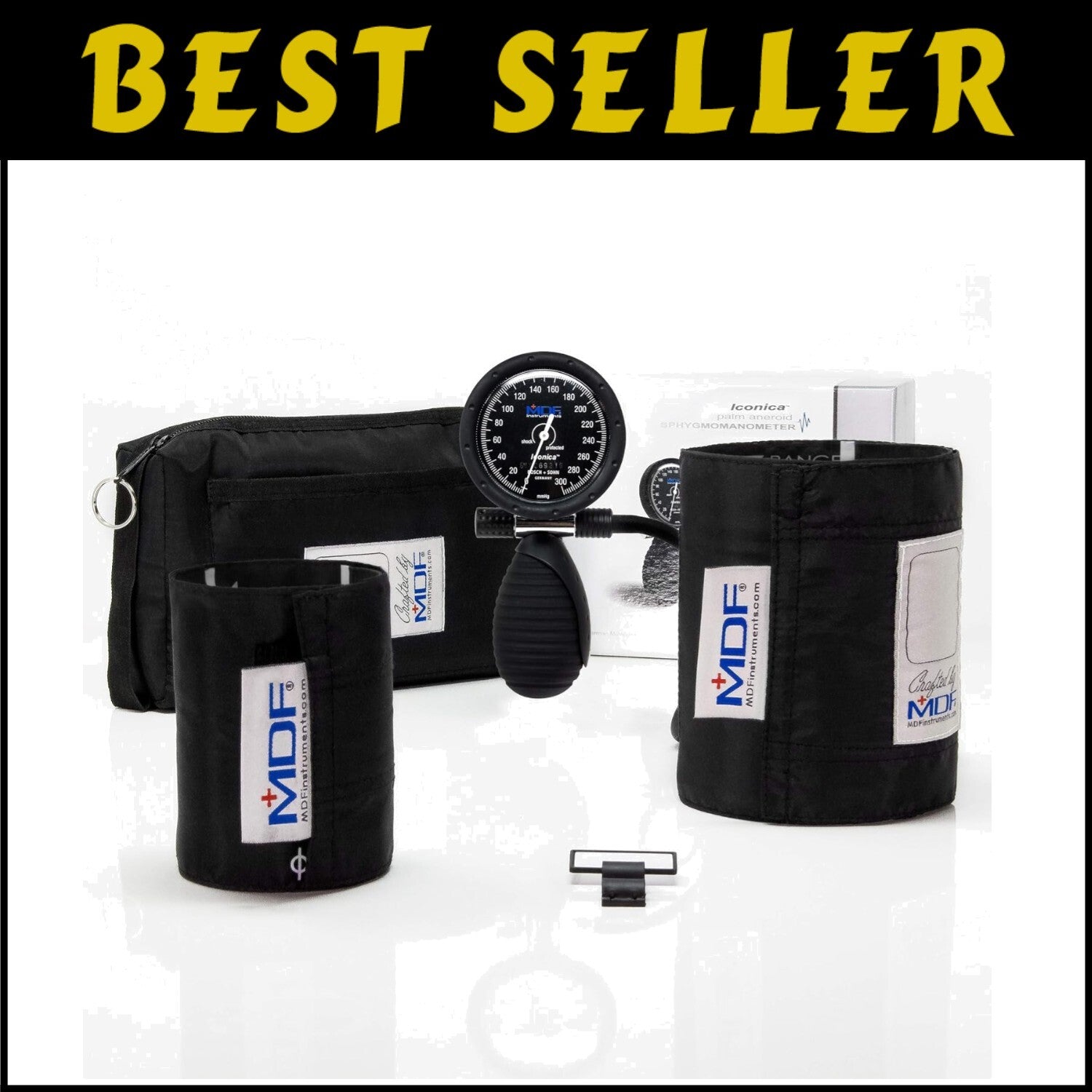 Iconica Professional Blood Pressure Monitor - German Made, Adult & Pediatric ...