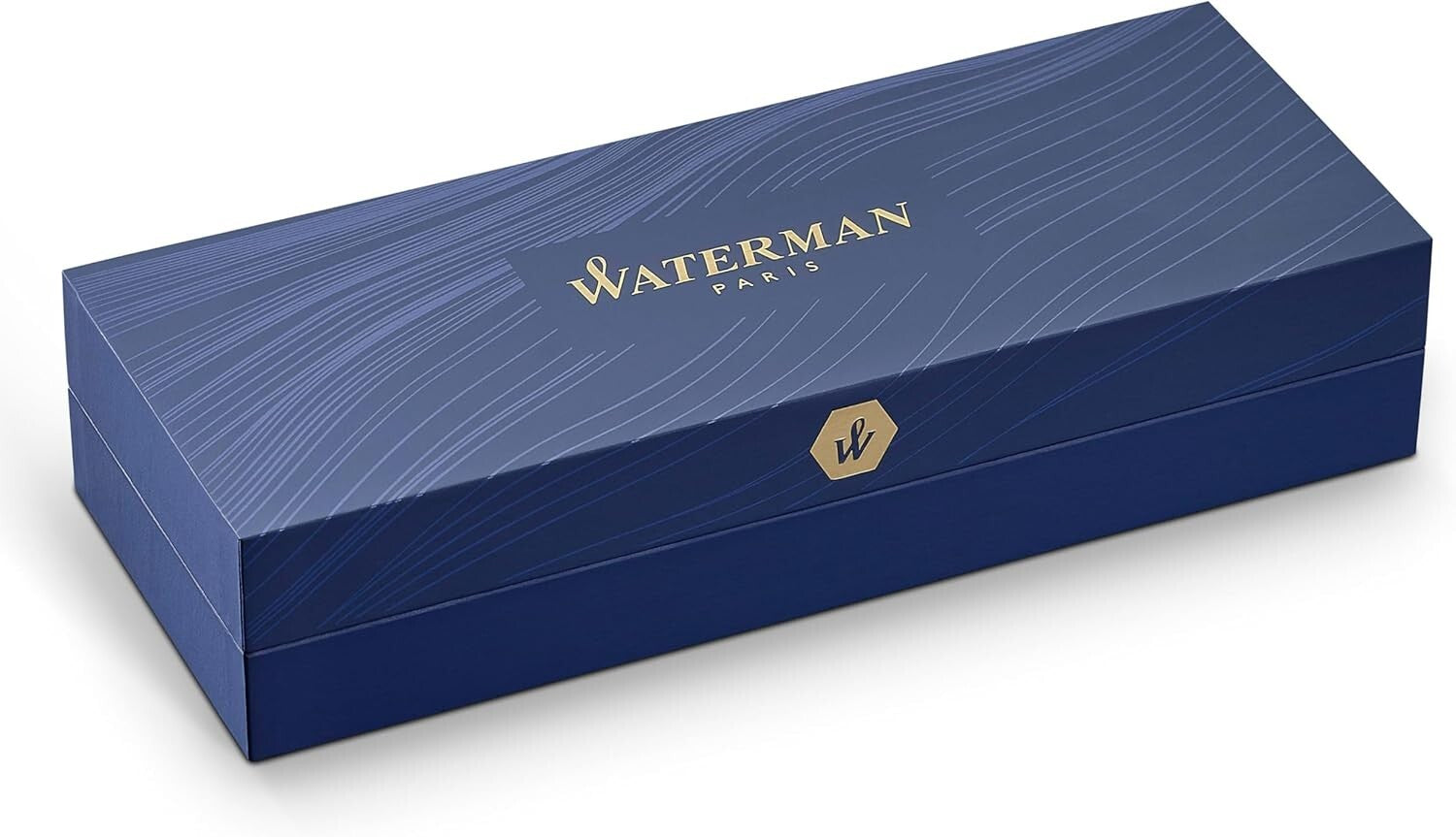 Elegant Carène Black Sea Fountain Pen with 23k Gold Clip - Gift Ready Box