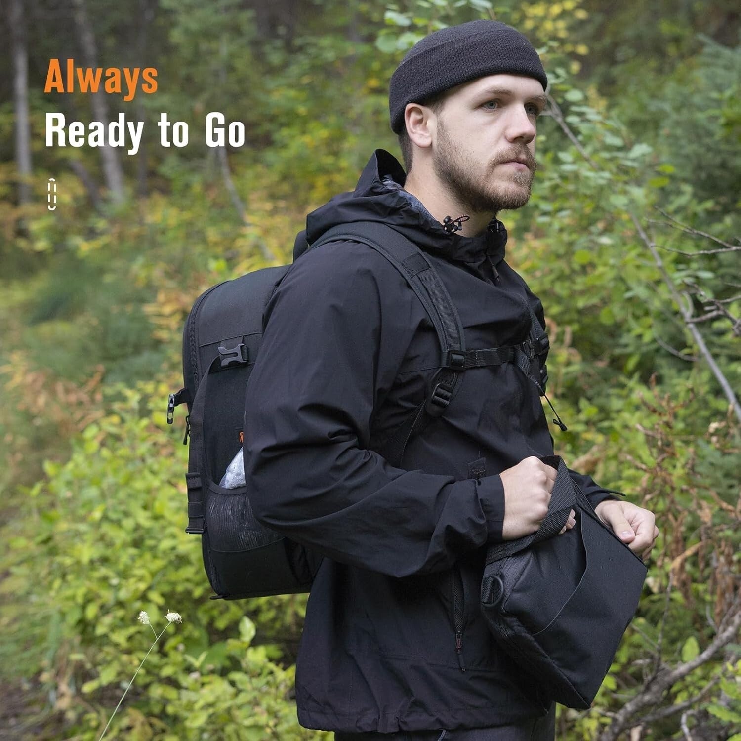 Compact High Carbon Steel Camping Axe with Extendable Handle - Versatile Gear