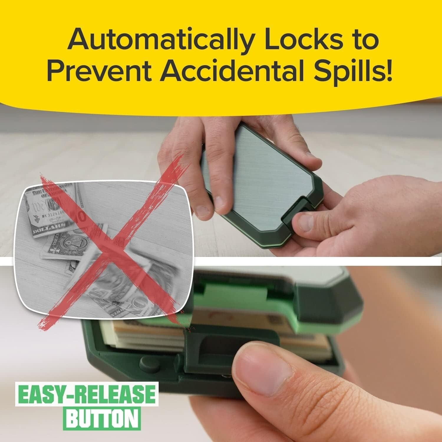 Compact RFID Wallet Set - Ultra-Thin Design for Effortless Organization, 4 Pack