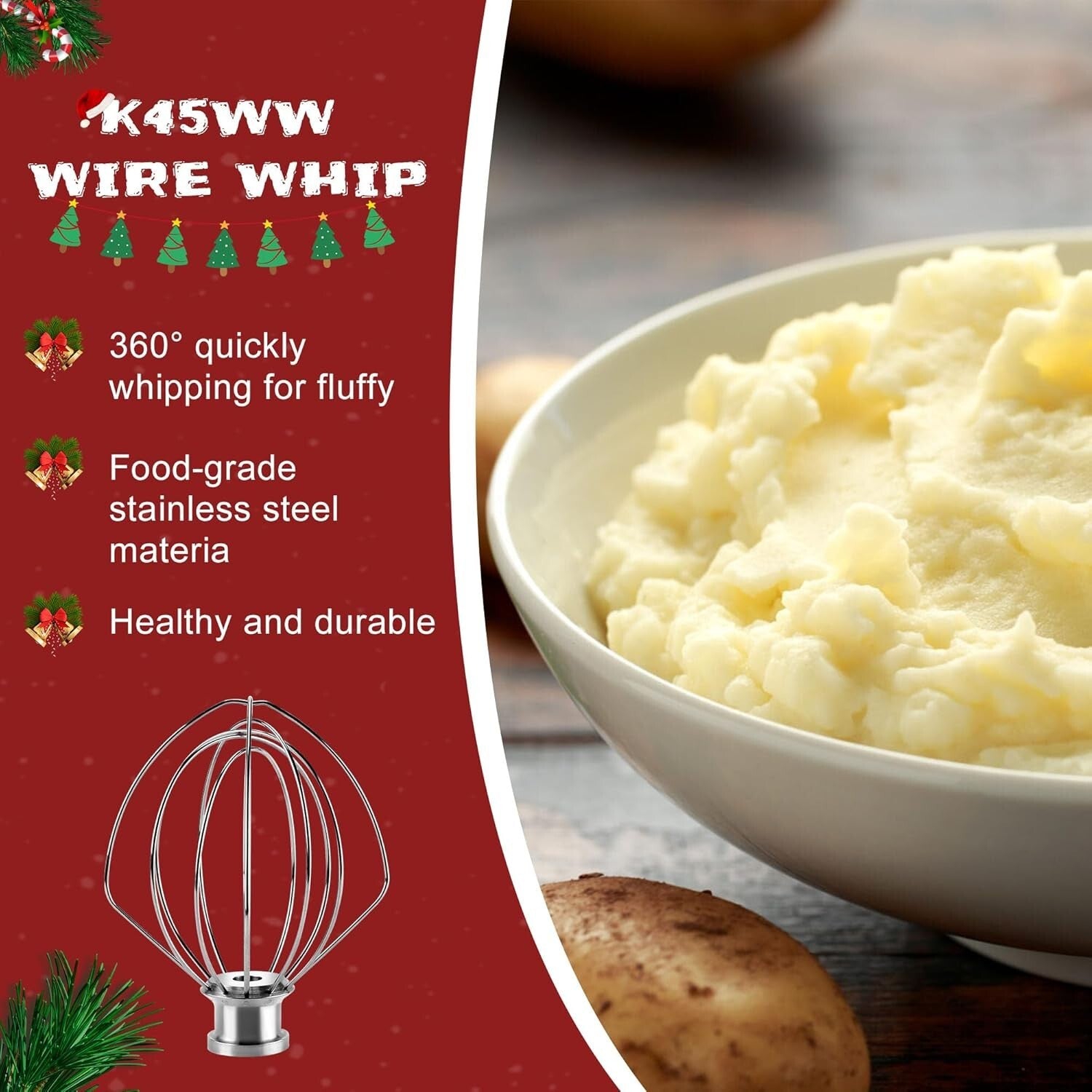 Efficient KitchenAid Stand Mixer Attachments - 4.5 QT Stainless Steel Set