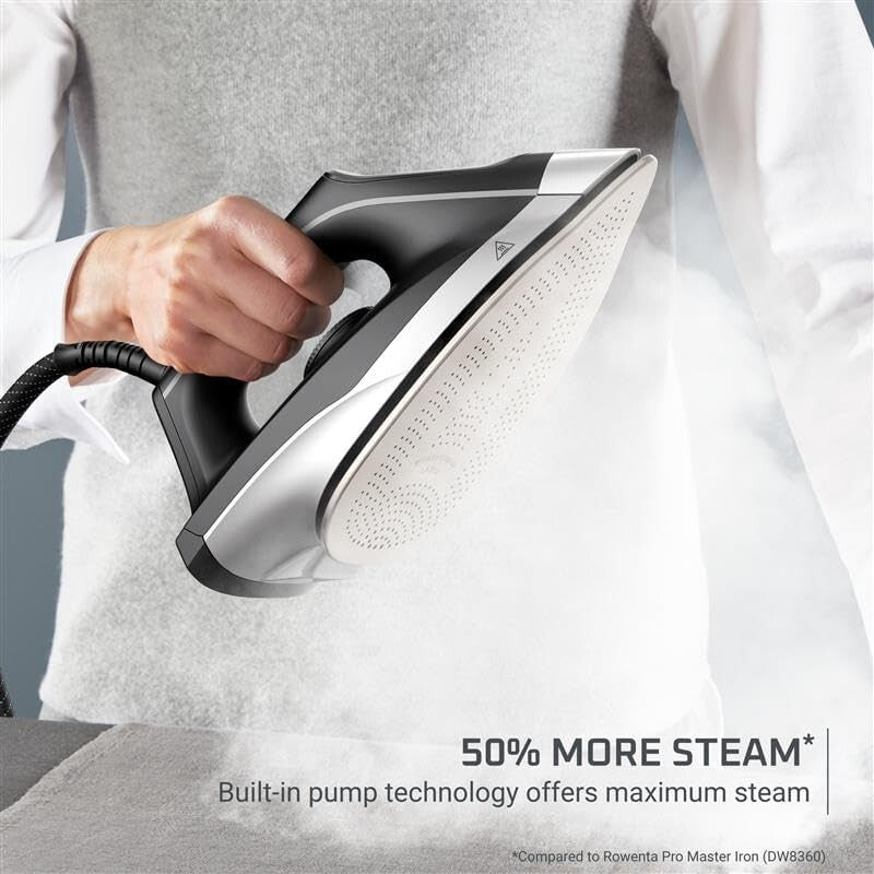 Powerful Iron Steamer with Continuous Steam Technology & Safe-Care Features