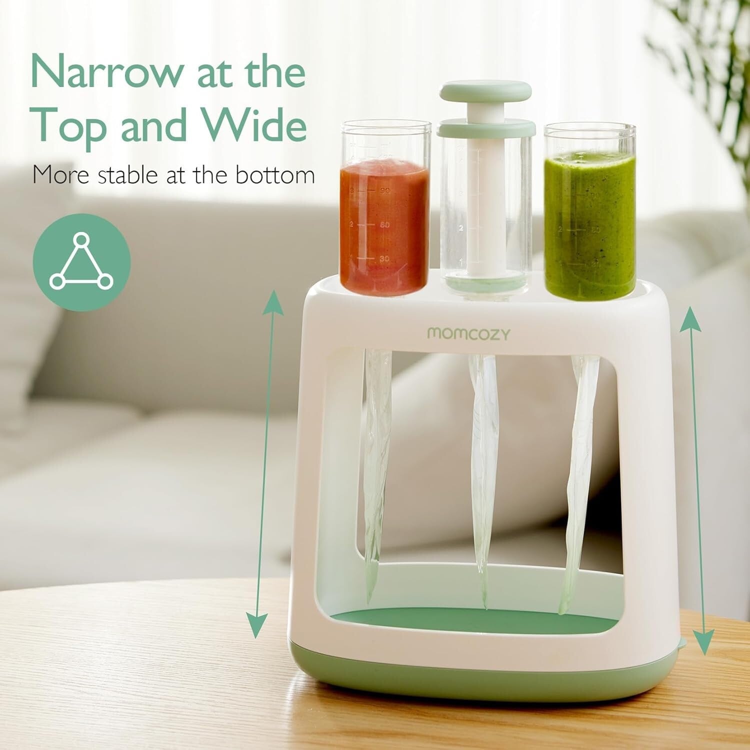 Dishwasher Safe Squeeze Station & Reusable Pouches for Toddlers' Purees