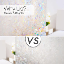 Load image into Gallery viewer, Rainbow 3D Window Privacy Film - UV Protection Cling Tint, 35.4'' x 157.4''