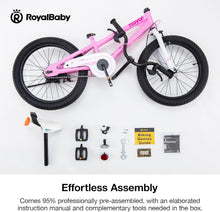 Load image into Gallery viewer, Kids 18-Inch Bicycle with Sealed Bearings and Easy Assembly for Ages 3-10