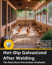 Load image into Gallery viewer, Quality Assured 48" x 50' Galvanized Hardware Cloth - Versatile Fencing Solution