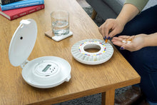 Load image into Gallery viewer, Easy Access Locking Pill Dispenser – Reliable Sidekick for Medication Management