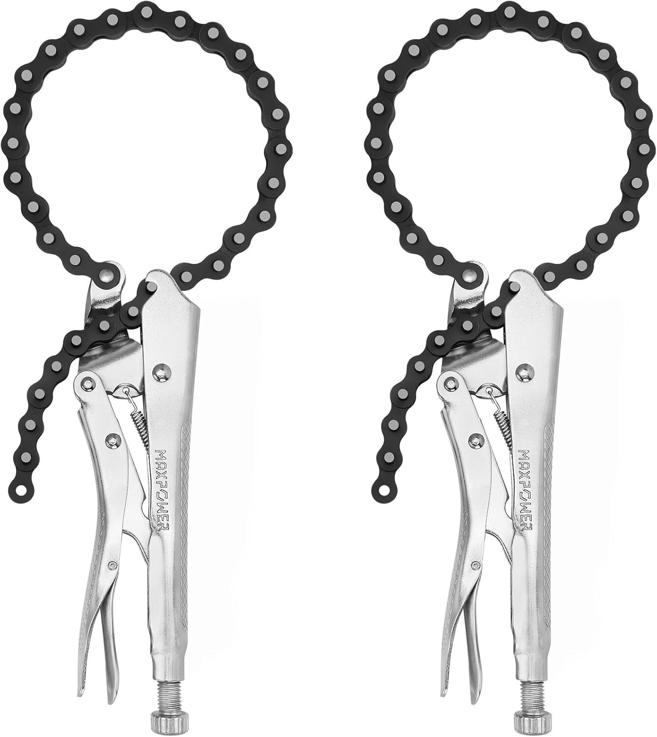 Adjustable 9-Inch Chain Clamp with 19.7-Inch Chain - Comfortable Grip Included