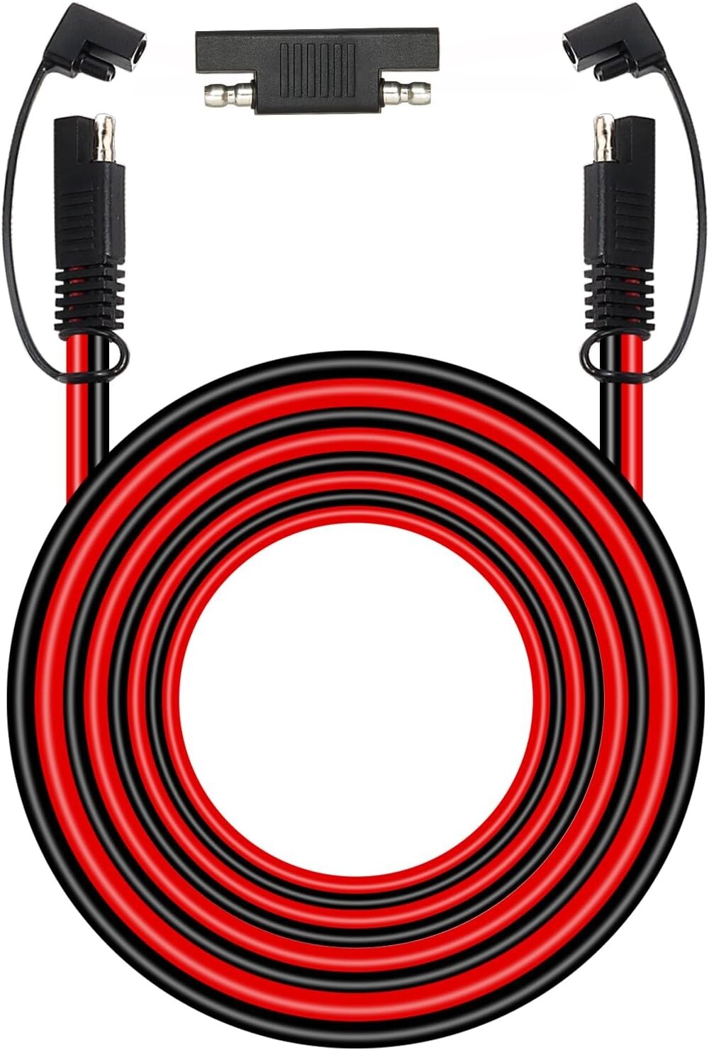 Heavy Duty 25FT SAE to SAE Extension Cable for Trolling Motors & Automotive Use