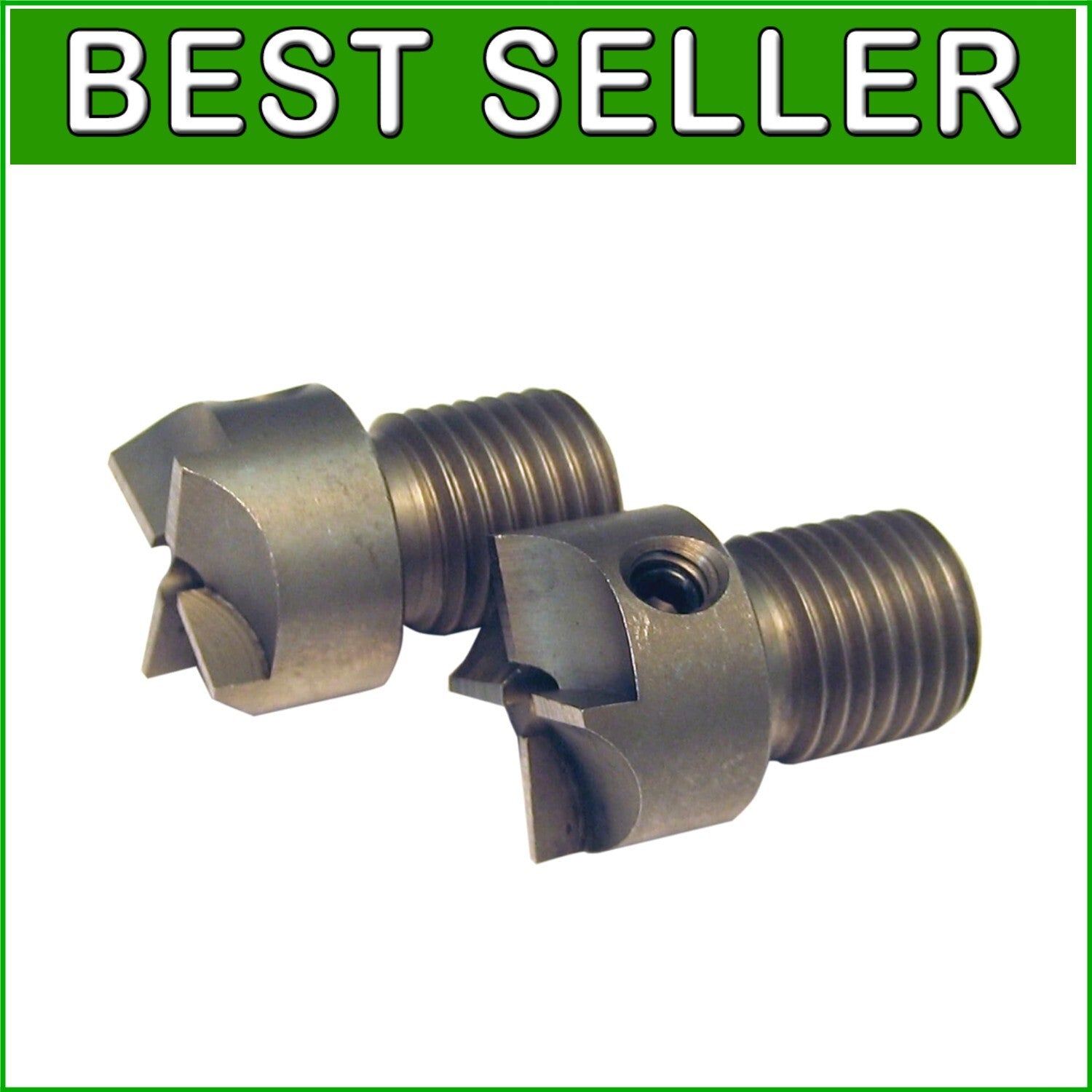 Dual Replacement Cutter Heads for Universal Case Trimmers, Durable Steel Design