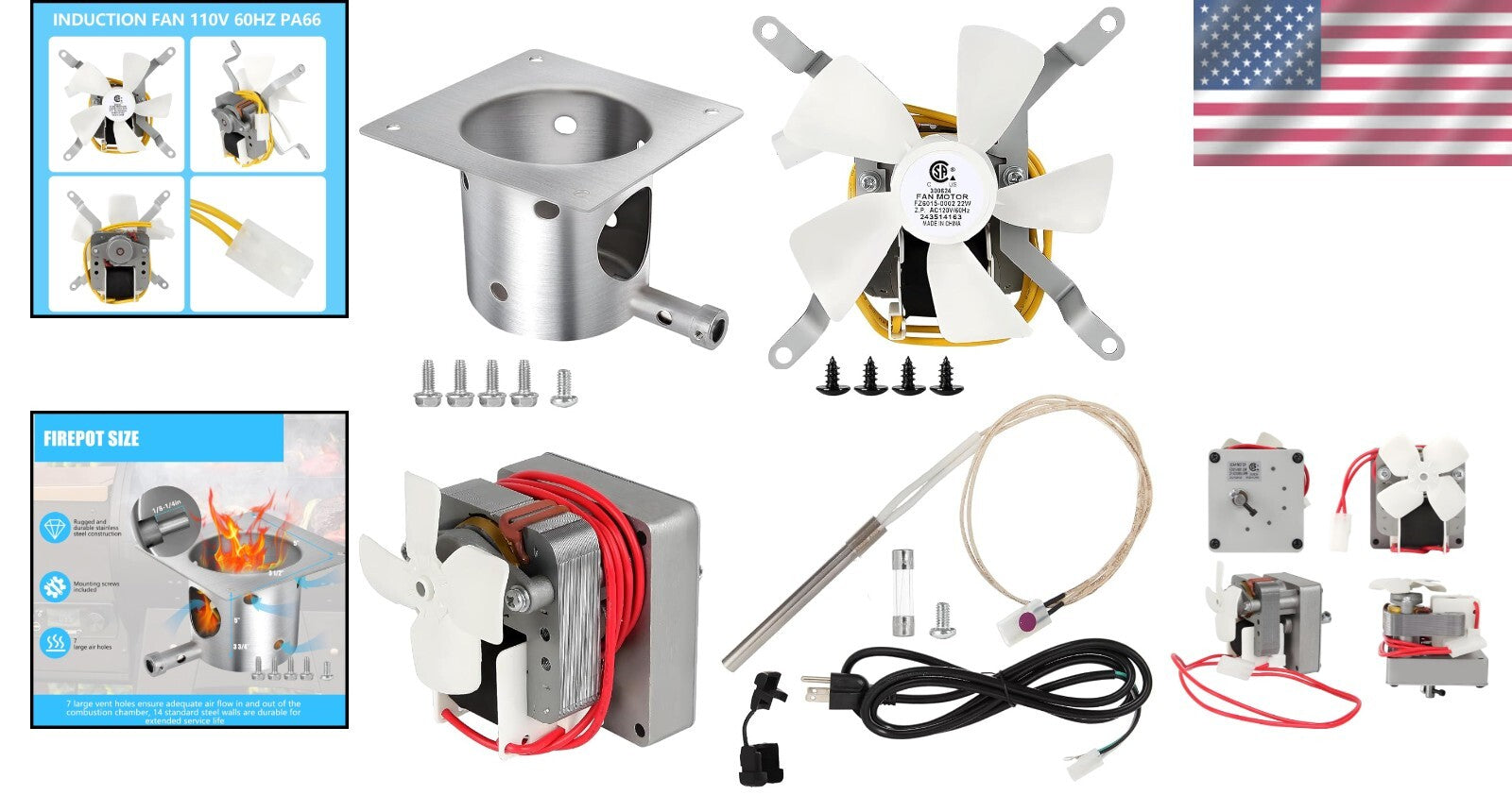 Durable Parts Kit for Pit Boss & Traeger Grills - Optimal Grilling Experience