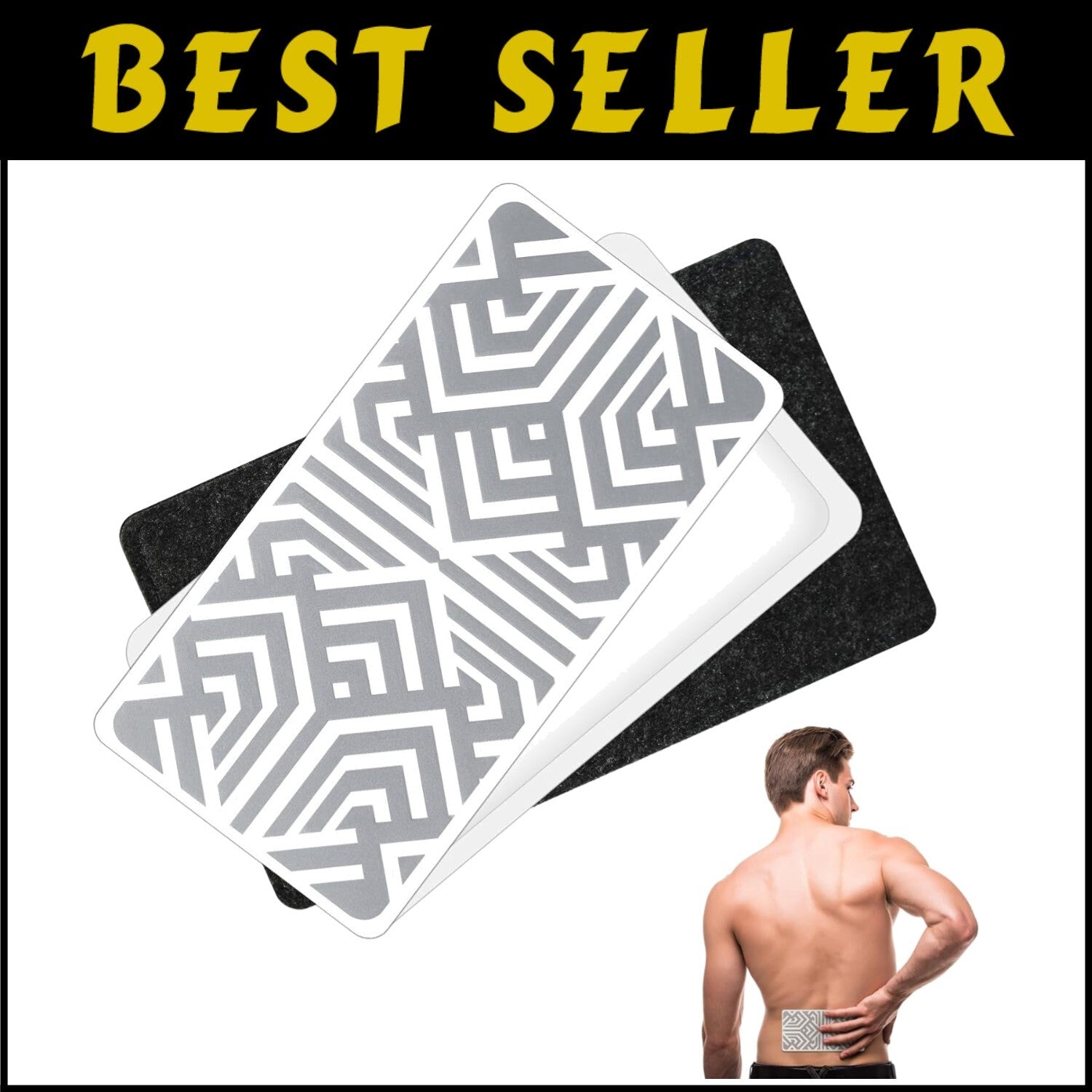Reusable Pain Relief Patches - Fast-Acting, Drug-Free Solution for Sore Muscles