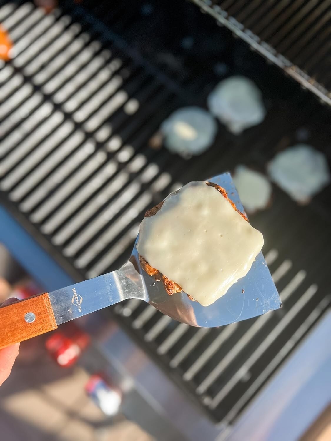 All-in-One Hamburger Patty Maker - Cast Aluminum Burger Press for Ideal Cooking