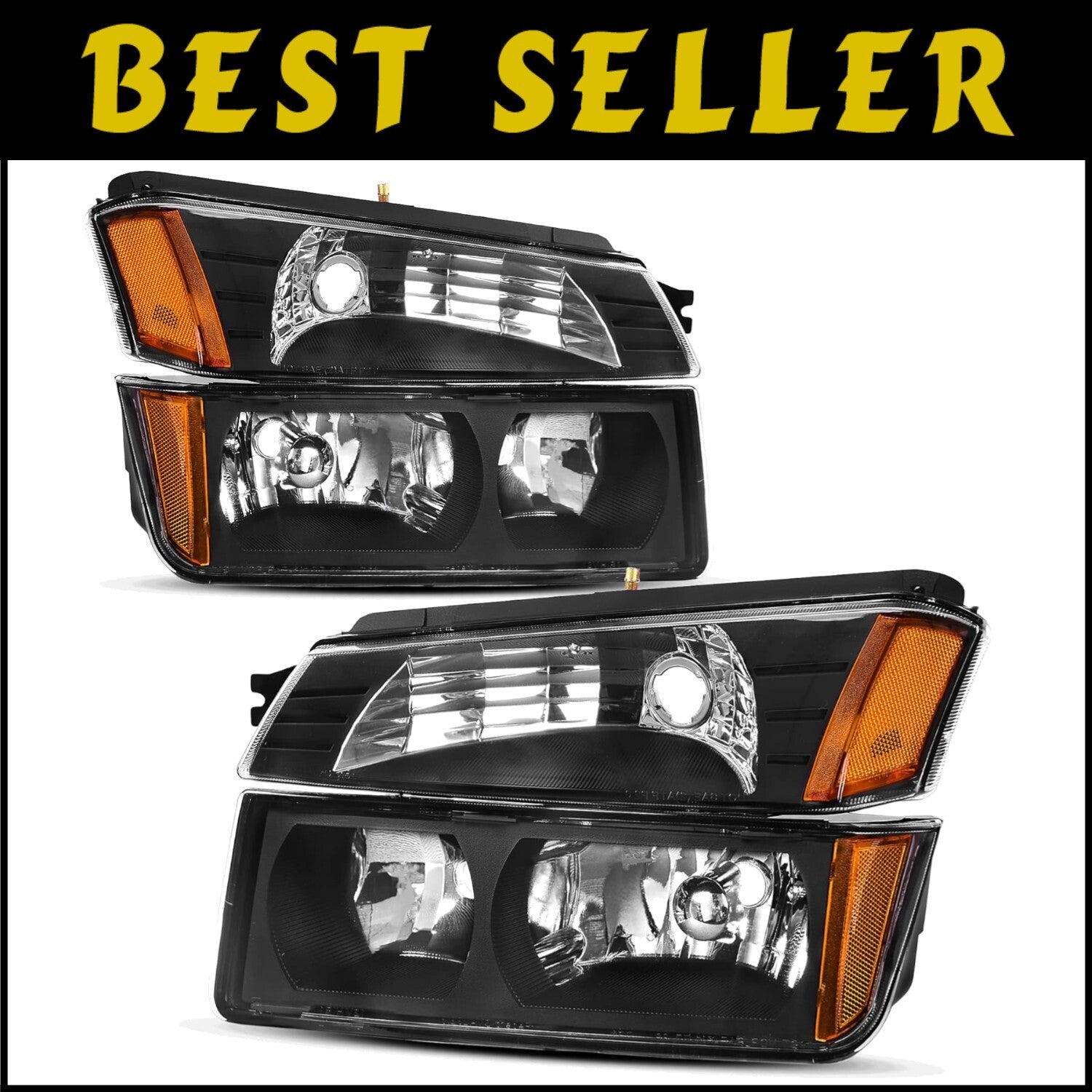 Enhanced Visibility Headlight Assembly for Chevy Avalanche 2002-2006 - Easy Fit