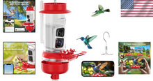 Load image into Gallery viewer, Smart Hummingbird Feeder Camera with AI Wildlife Recognition and Ant Moat Design
