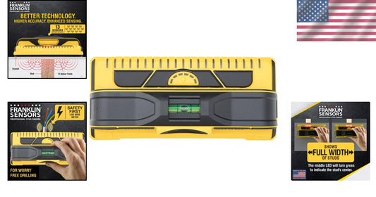 Accurate Stud Finder with Live Wire Meter – Ideal for Construction & Renovation