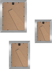 Load image into Gallery viewer, Stylish Silver Picture Frame Set - Includes 2 Large, 4 Medium &amp; 4 Small Frames