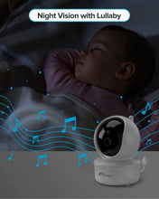 Load image into Gallery viewer, Hacking-Proof Baby Monitor with Night Vision, Camera &amp; Soothing Lullabies
