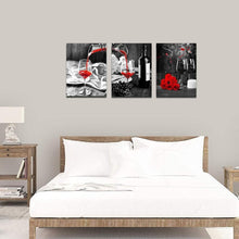 Load image into Gallery viewer, High-Quality Black and White Wine Barrel Canvas Art - 16x24 Each Panel