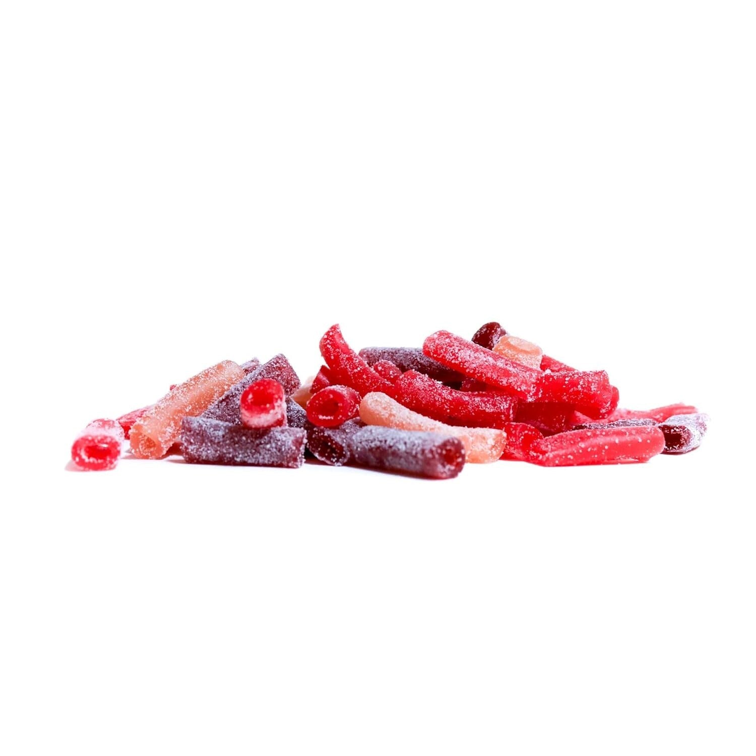 Delicious Low-Fat Red Flavor Bites: Cherry, Strawberry, Watermelon & Raspberry