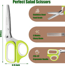 Load image into Gallery viewer, Multipurpose Kitchen Shears &amp; Herb Scissors Set – Professional Grade in Burgundy