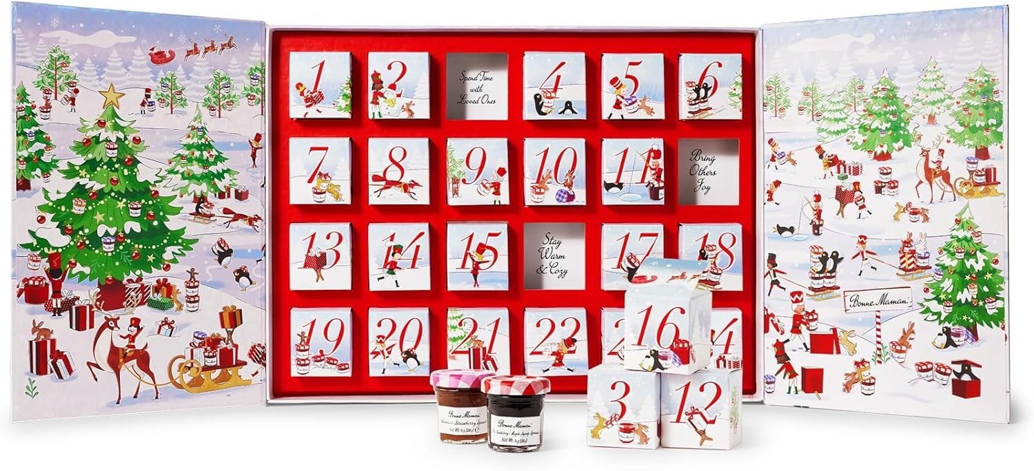 Beautifully Illustrated 2025 Advent Calendar - 24 Seasonal Flavor Surprises