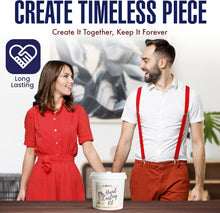 Load image into Gallery viewer, Hand Casting DIY Kit with Elegant Mahogany Base - Ideal for Valentine's &amp; More