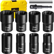 Load image into Gallery viewer, High-Performance Bolt Extractor Set - 10 Tools for Removing Damaged Lug Nuts