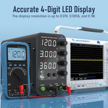 Load image into Gallery viewer, Portable 0-120V 0-3A DC Power Supply with Dual USB Ports &amp; Output ON/OFF Switch