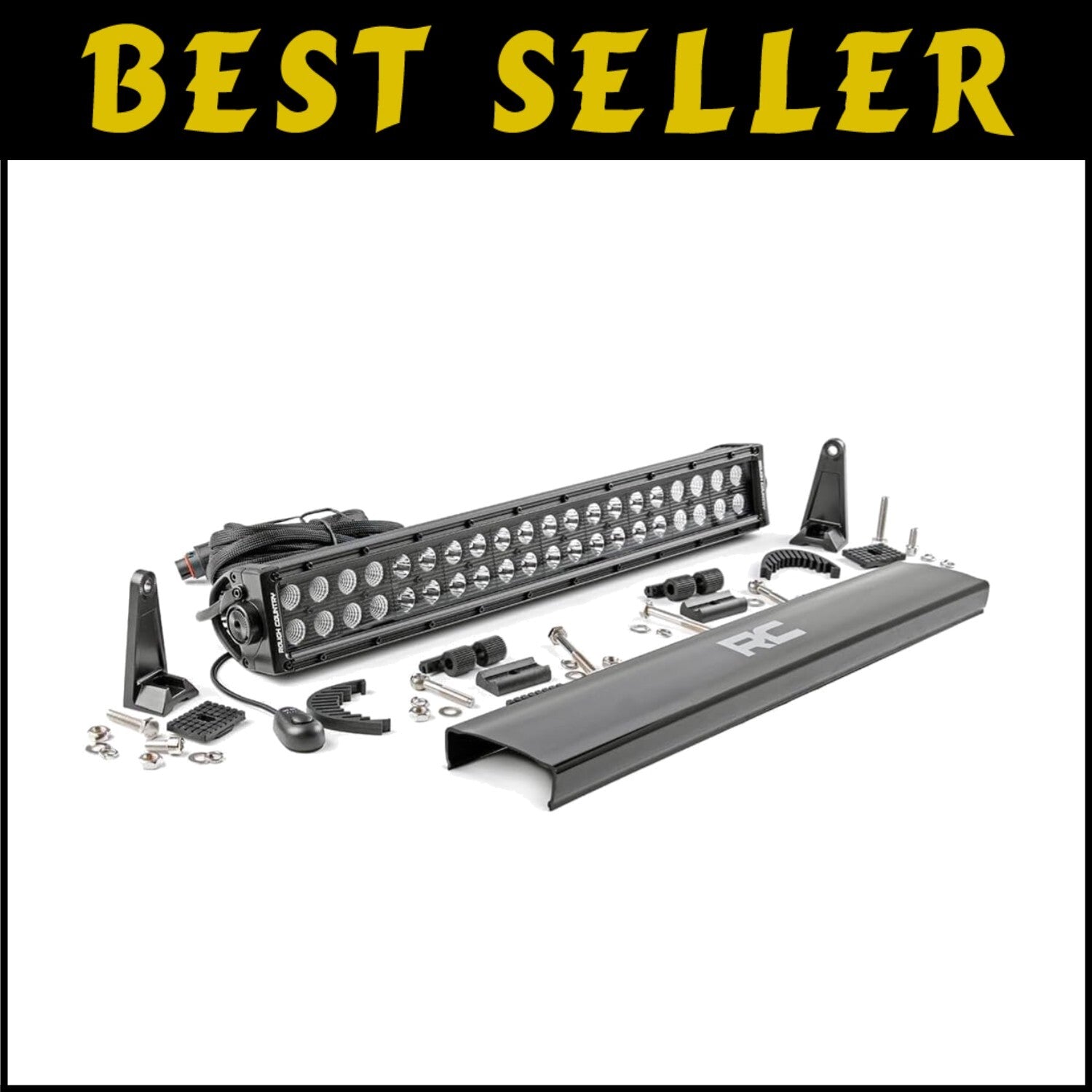 20-Inch CREE LED Light Bar with 9600 Lumens - Perfect for Nighttime Adventures