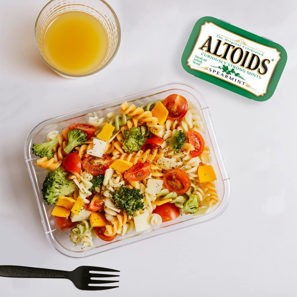 12 Packs of Spearmint Mints - Curiously Strong Breath Fresheners in Tins