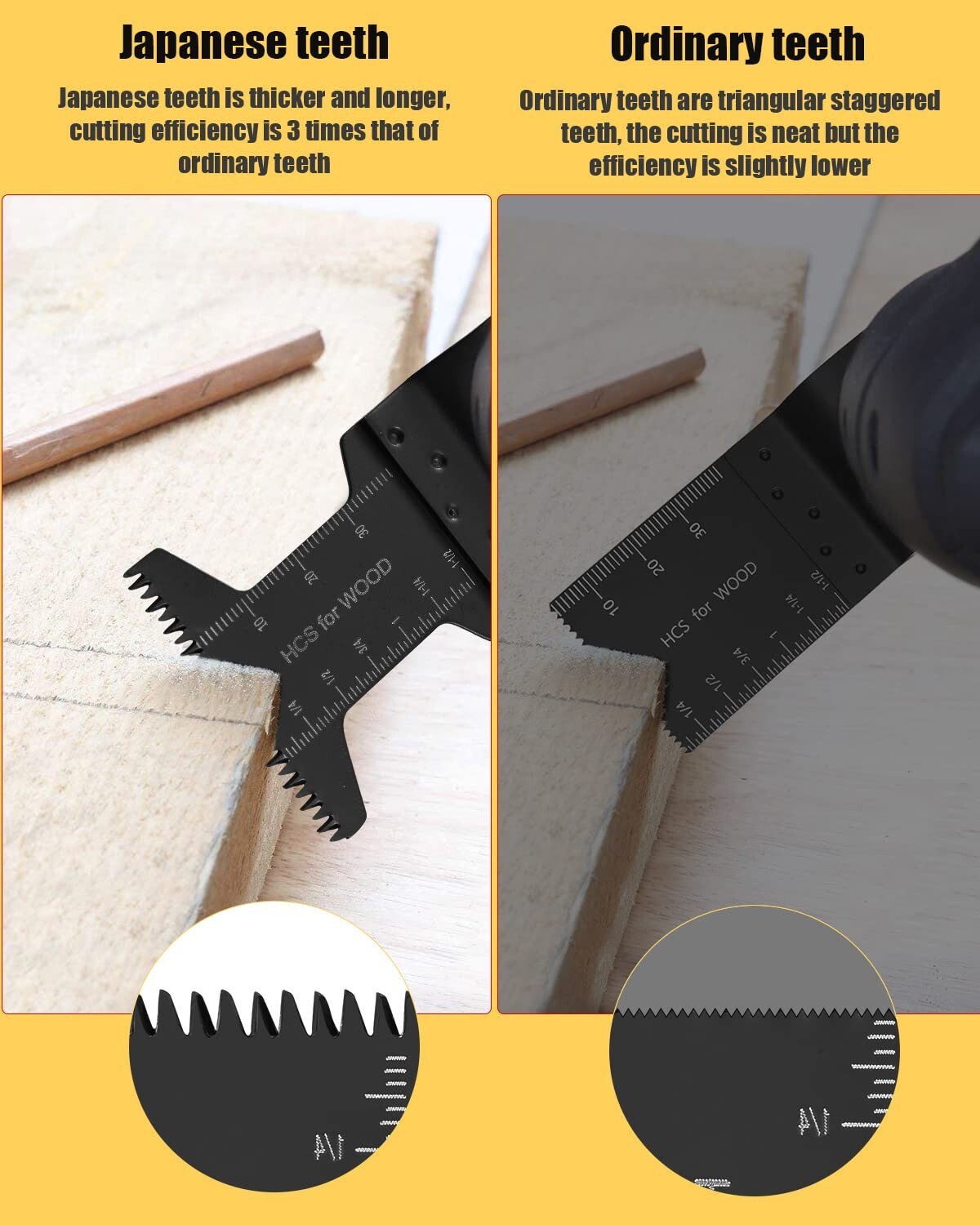 Durable 60pcs Oscillating Blades with Quick Release Design for All Major Brands