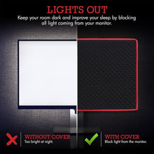 Load image into Gallery viewer, Stylish Red &amp; Black 27-Inch Monitor Cover - Ultimate Protection for Gamers