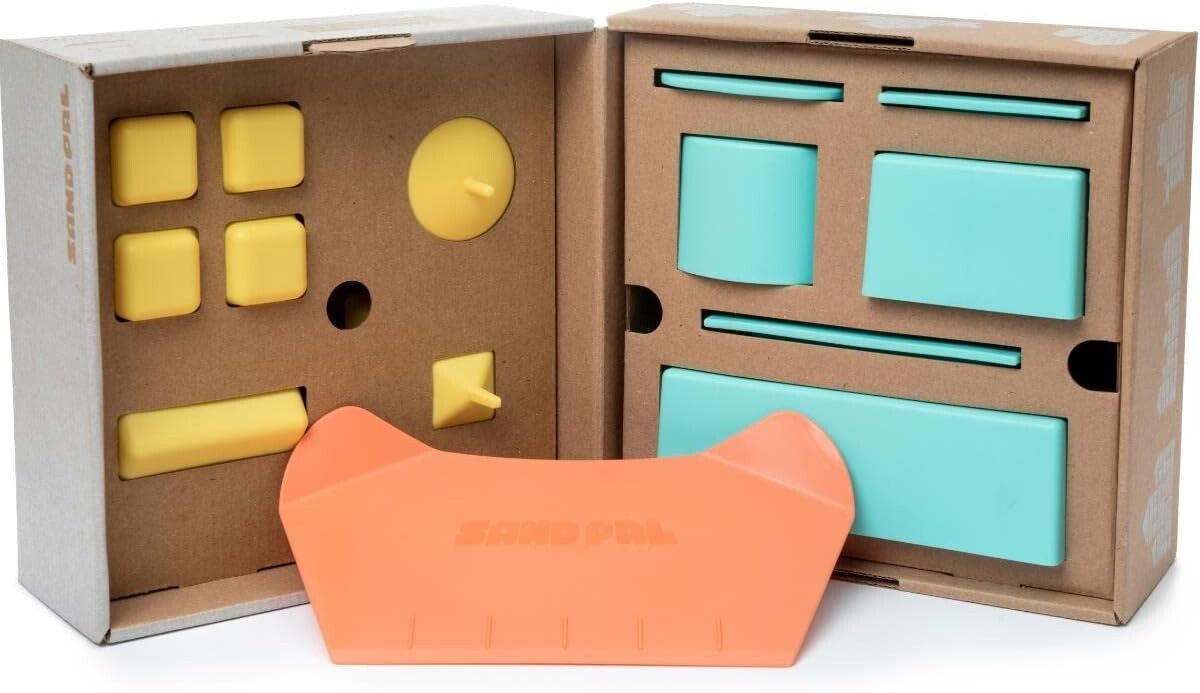 Durable Sand Castle Building Kit - 9 Travel-Friendly Molds & Toys for Kids