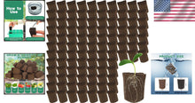 Load image into Gallery viewer, Rectangular Hydroponic Seed Starter Pods - 200 Peat Sponges for Optimal Growth