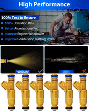 Load image into Gallery viewer, Advanced Fuel Injectors with O-Rings for Jeep 4.0L - Corrosion-Resistant (6 PCS)