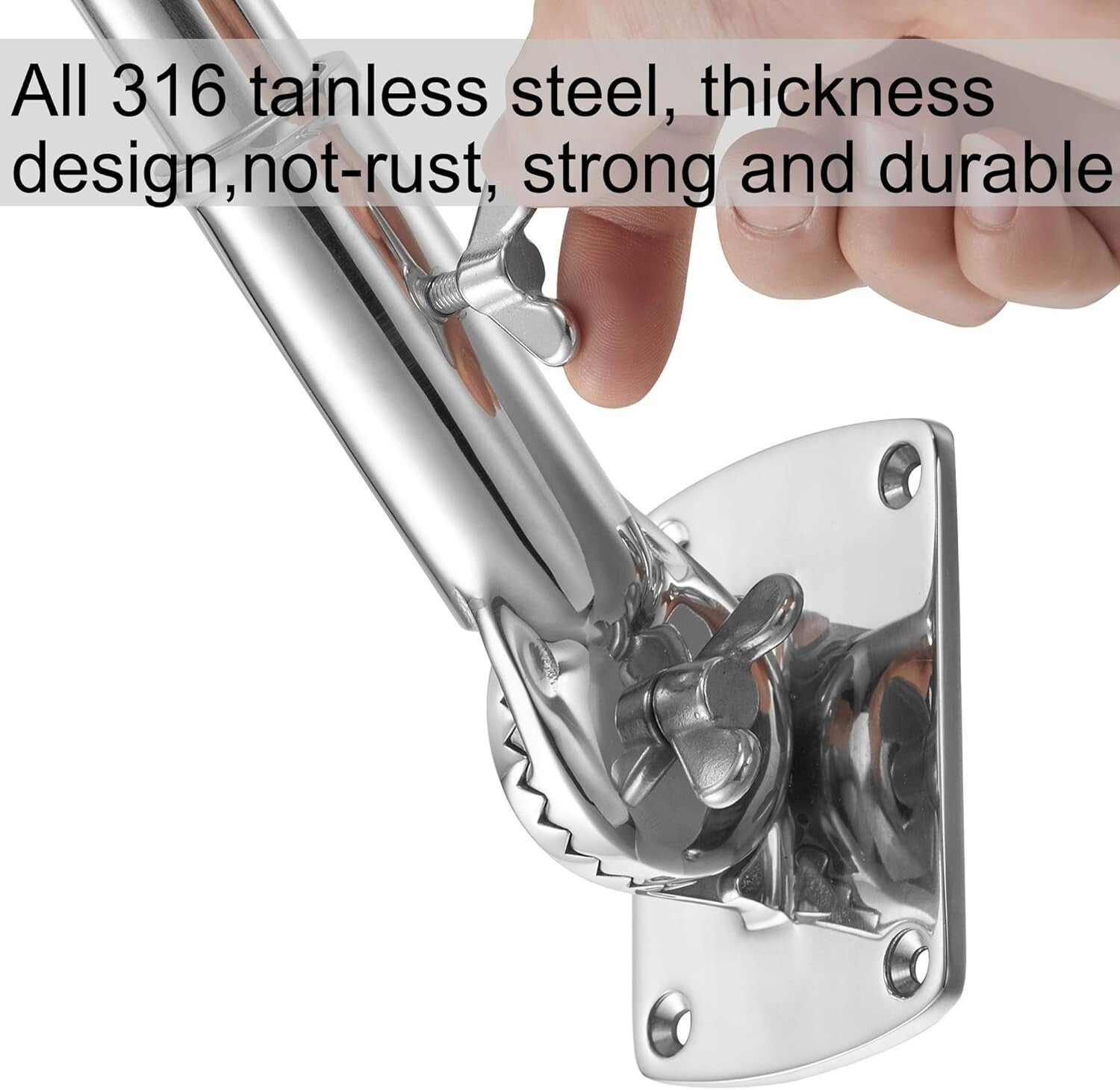 Durable Heavy-Duty Flag Pole Holder – Rust-Proof and Waterproof for 1-Inch Poles