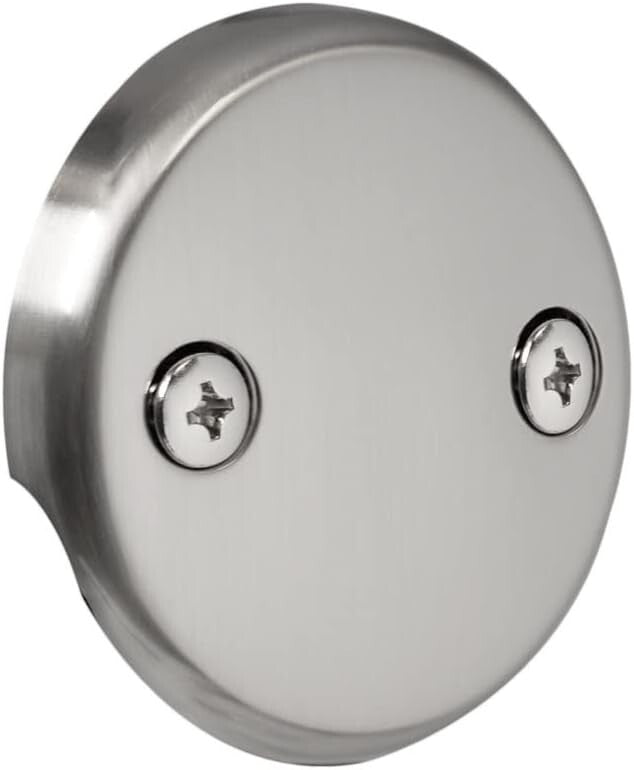 Satin Nickel 14" x 1-1/2" Tub Waste Assembly with Tip-Toe Drain Plug - 1-Pack