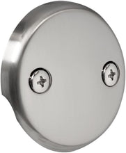 Load image into Gallery viewer, Satin Nickel 14" x 1-1/2" Tub Waste Assembly with Tip-Toe Drain Plug - 1-Pack