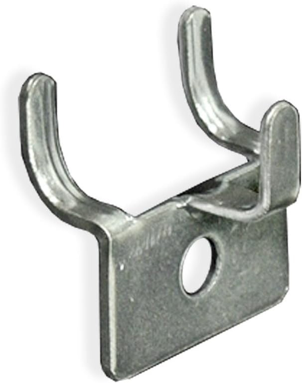 Durable 100 Piece Metal Hook Set - Perfect for Pegboard and Slatwall Displays