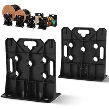 Load image into Gallery viewer, Heavy-Duty Cable Spool Rack - Supports 330 lbs, Ideal for Wire Dispensing
