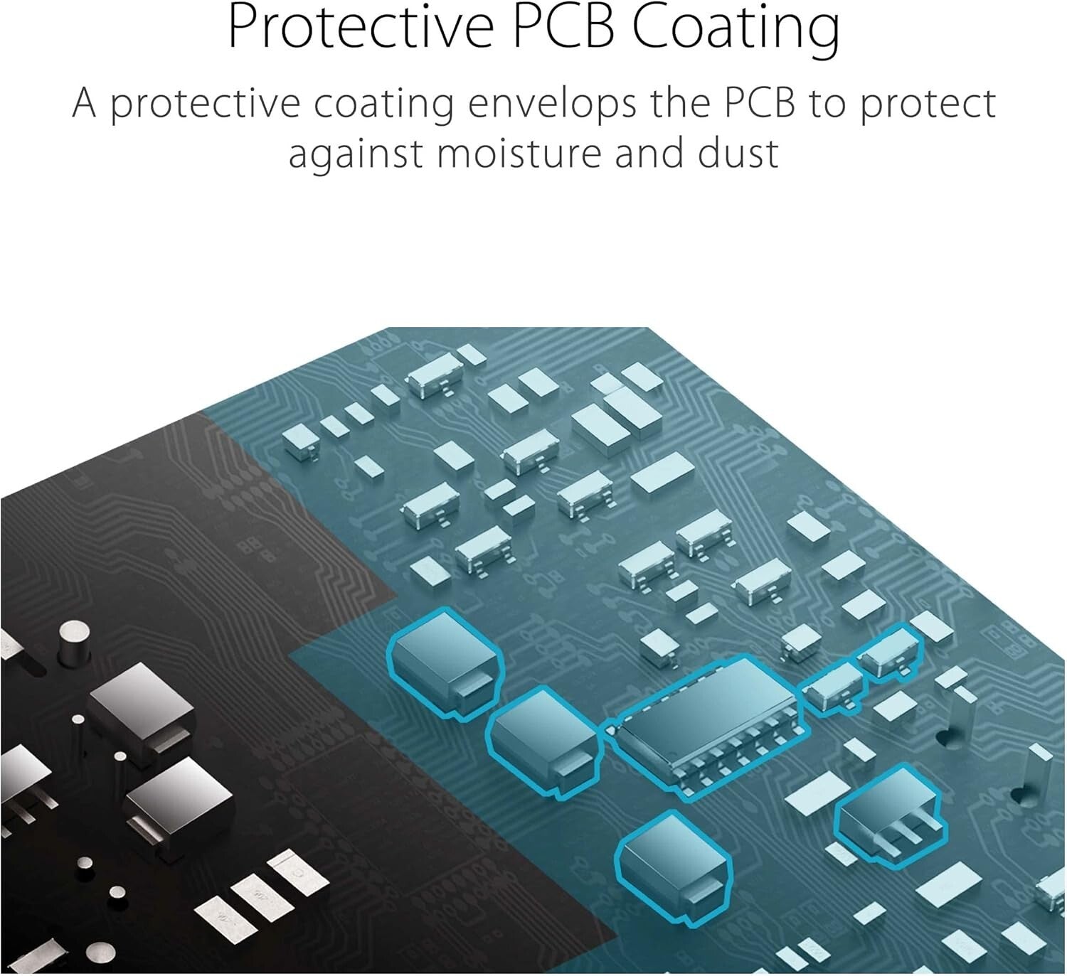 Efficient 750W TUF Power Supply - 80+ Gold Certified with Dual Ball Bearing Fan