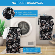 Load image into Gallery viewer, Spacious Foldable Laundry Backpack with Padded Straps for Comfort - Travel Ready