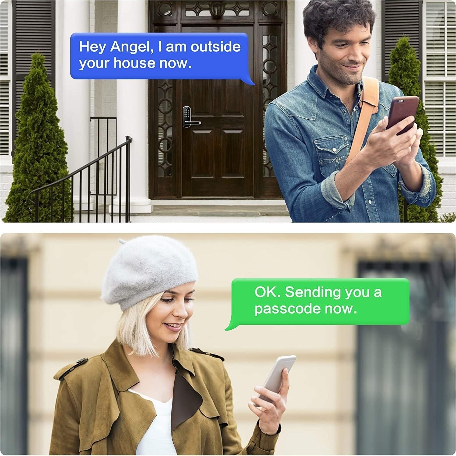 Advanced 6-in-1 Smart Lock: Fingerprint, Code, Remote & More for Modern Homes