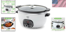 Load image into Gallery viewer, Large 6 Quart Programmable Slow Cooker with Nonstick Ceramic &amp; Keep Warm Feature