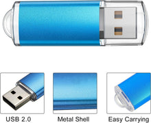 Load image into Gallery viewer, Premium 50-Pack 4GB USB Drives - Fast Transfer &amp; Protective Cap Included