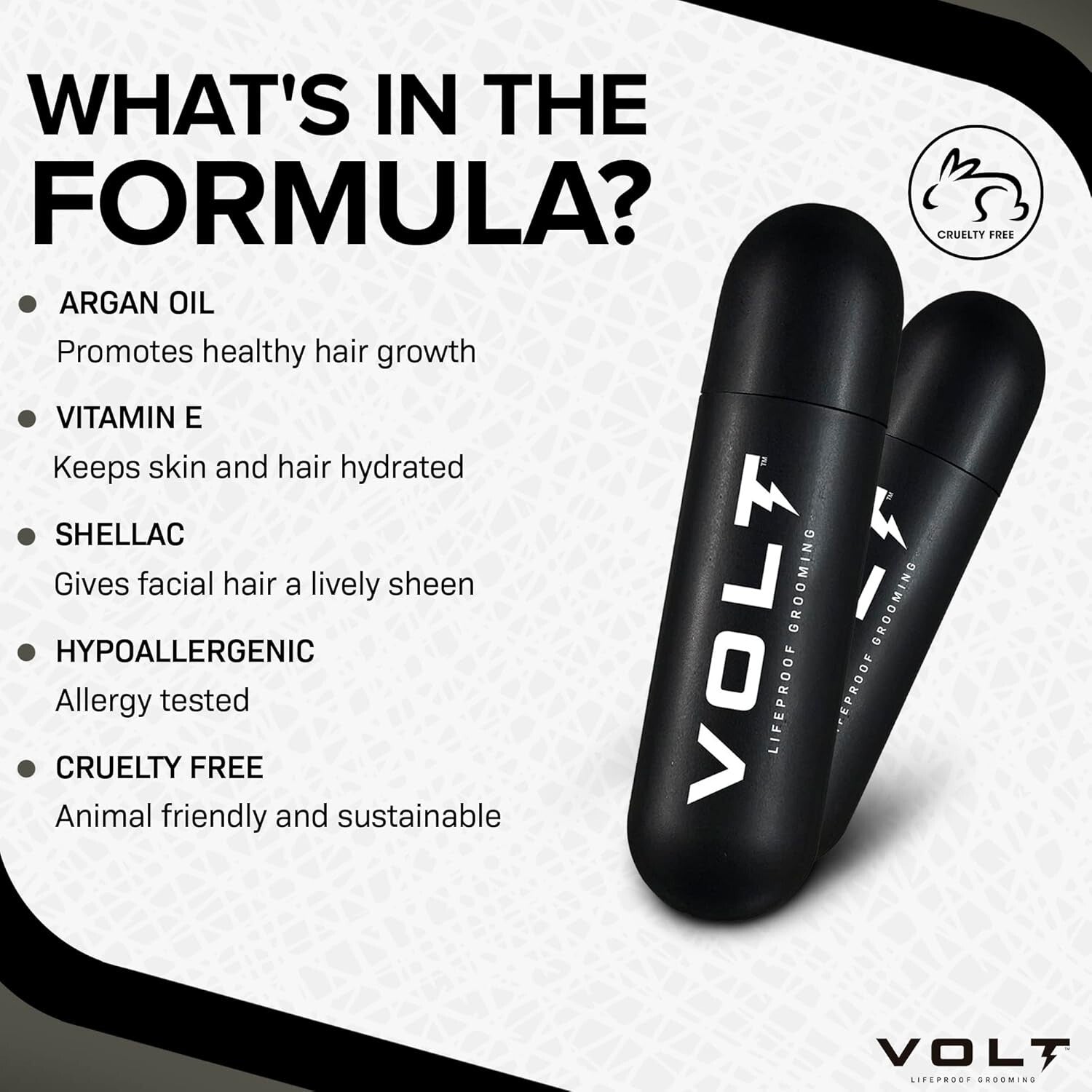 Instant Brush-On Beard Color in Onyx Black - Quick Dry & Travel-Friendly 2 Pack